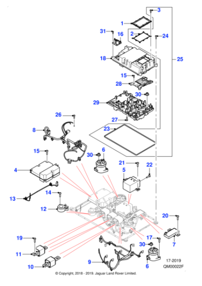 T4K9505 - Jaguar Bolt and washer