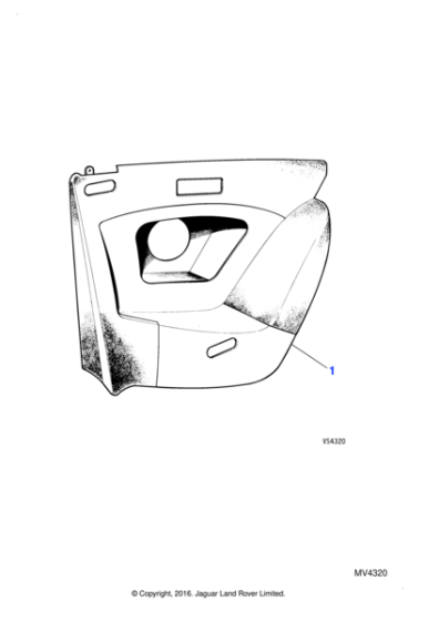 BCC6343LY - Jaguar Quarter casing