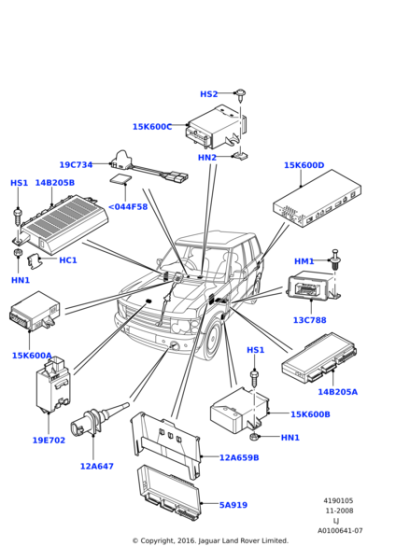 NSC000031 - Land Rover Sensor - Air Cond. Ambient Air