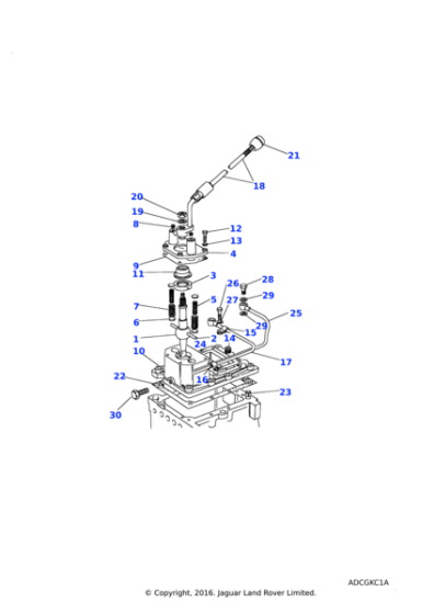 FTC4036 - Land Rover Gasket-transfer box gear change housing plate