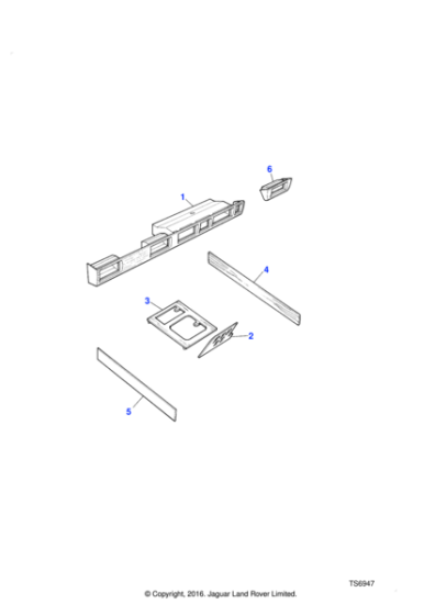 BTR465 - Land Rover Bezel-side window demist facia