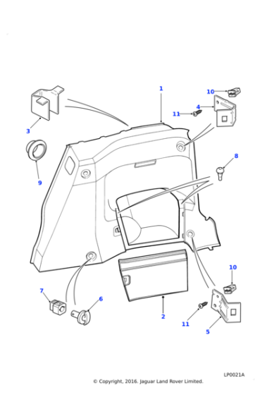 AWR4375LPR - Land Rover Hook