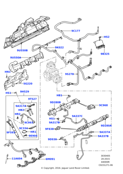 LR054298 - Land Rover Injector