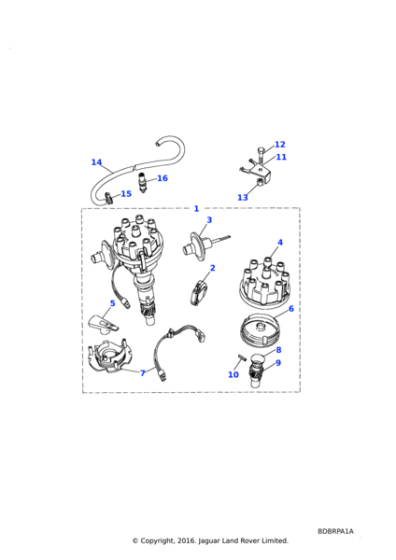 STC8368 - Land Rover Cap-distributor ignition