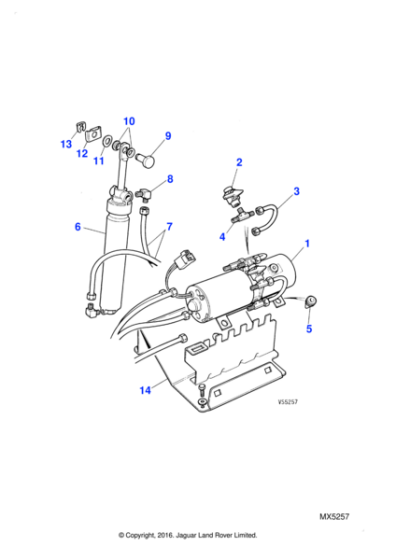 JZE100014 - Jaguar Pivot pin circlip
