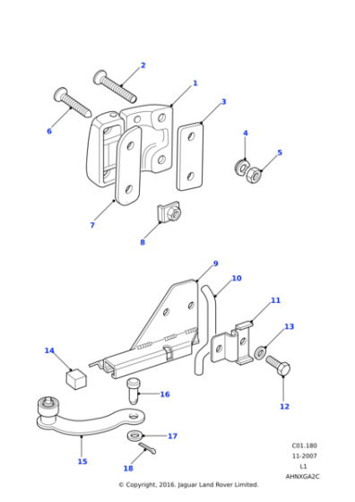 MUC1888 - Land Rover Checker-front door