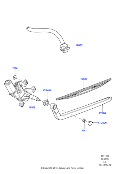 DKB500680 - Land Rover Blade - Wiper