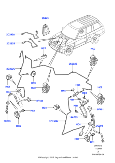 SGB500385 - Land Rover Tube - Brake