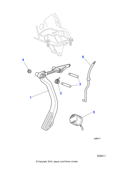 KDP105061 - Jaguar Double pipe clip