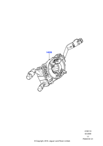 LR016972 - Land Rover Switch