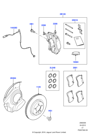 LR016176 - Land Rover Disc - Brake