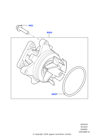 LR068809 - Land Rover Screw