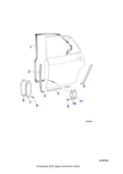 BAC1788 - Jaguar Courtesy switch striker
