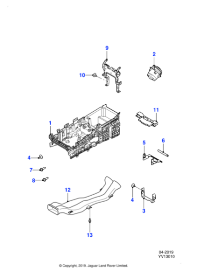 C2D54176 - Jaguar Bracket