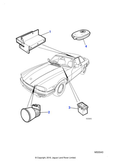 DBC105321 - Jaguar Low power transmitter