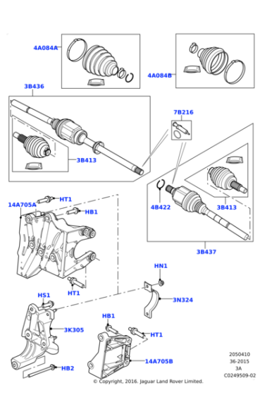 LR112409 - Land Rover Shaft And CV-Joint