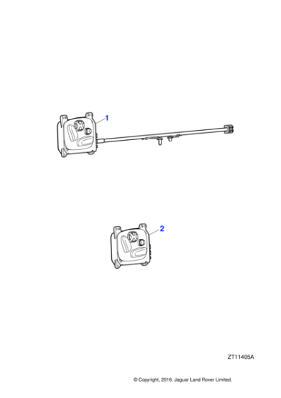 C2Z9494LHJ - Jaguar Seat adjustment switch