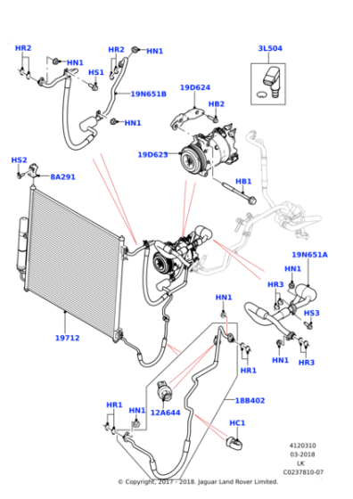 LR035760 - Land Rover Kit - Compressor