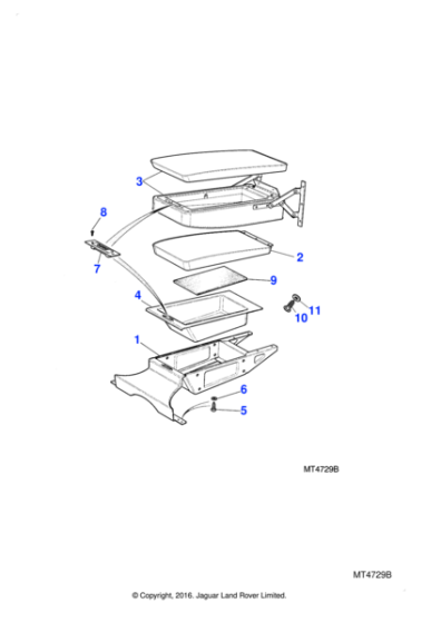 AZ614041J - Jaguar Self tapping screw