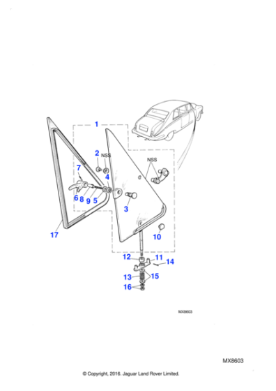 BD24958 - Jaguar Handle