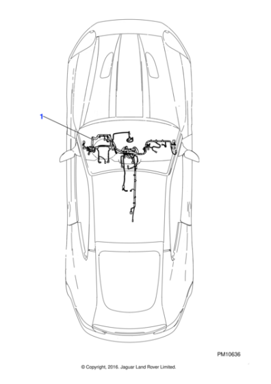 C2P15468 - Jaguar Facia harness