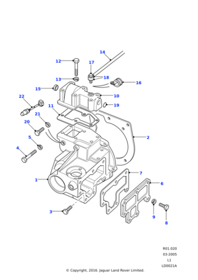 IGM100010 - Land Rover Switch assembly-transfer box low ratio detect