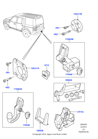 LR019990 - Land Rover Hook