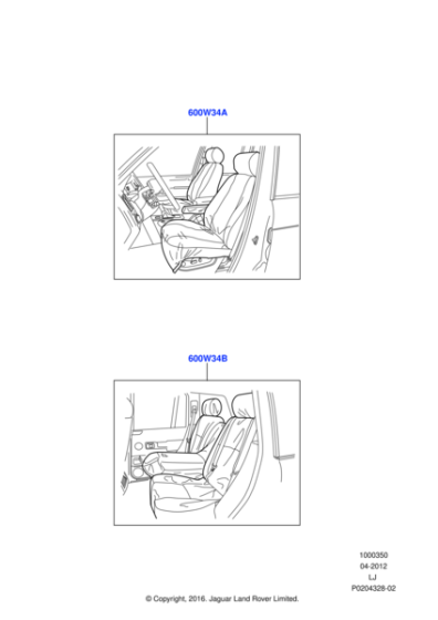 Vples0573 VPLMS0085SVA - Land Rover Cover - Seat Protection | Jaguar Land Rover ...