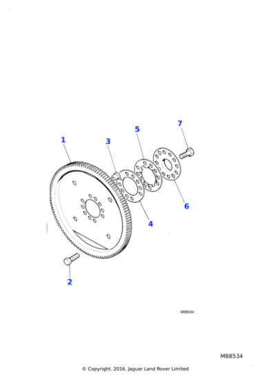 EAC6391 - Jaguar Drive plate