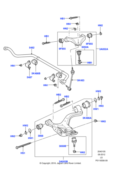 RBK500030 - Land Rover Joint - Ball