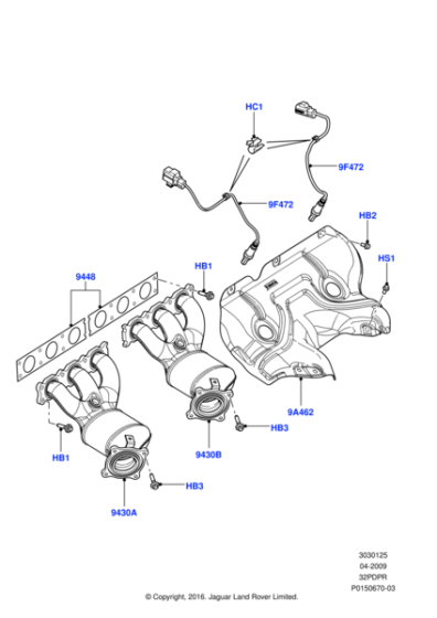 LR018167 - Land Rover Gasket