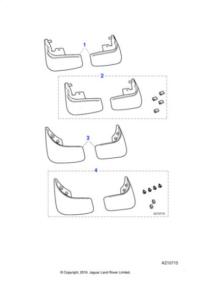 xr847311 - Jaguar Splash guard