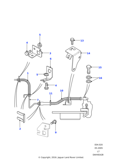 ANR5916 - Land Rover Hose brake