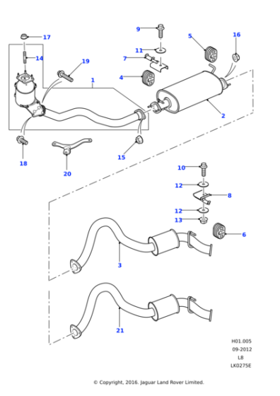 LR020683 - Land Rover Catalyst