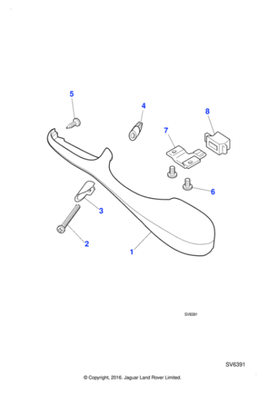GNA1374AC - Jaguar Door case mounting guide