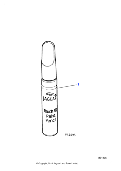 JLM11464HDJ - Jaguar Paint touch-up pencil