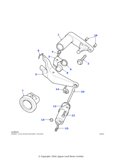 FTC5199 - Land Rover Rod-push slave cylinder