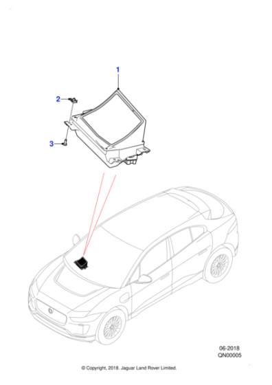 T4K1256 - Jaguar Head up display (HUD)