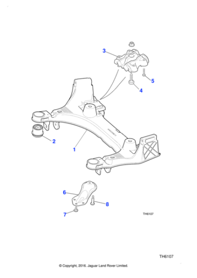 JZS100074 - Jaguar Torx pan head machine screw