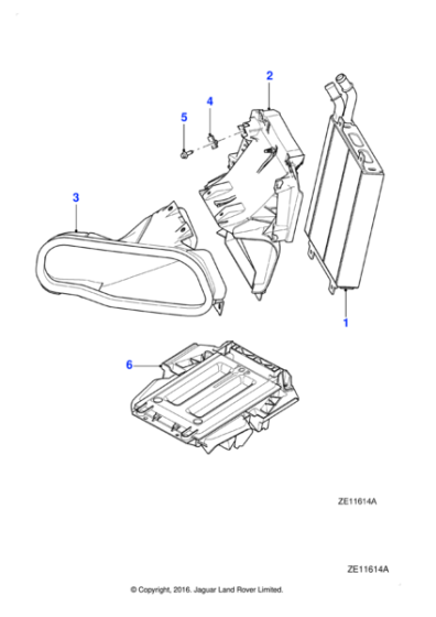 C2D23155 - Jaguar Radiator