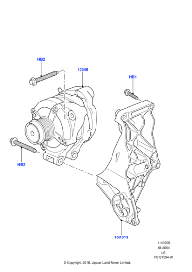 YLU500380 - Land Rover Bracket