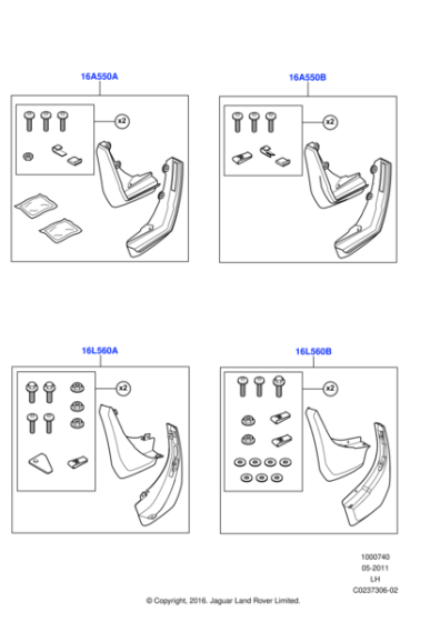 Mudflaps - Front, for Dynamic and Autobiography