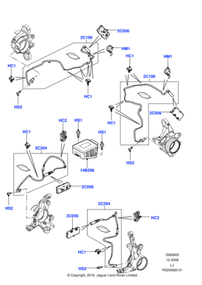 LR011785 - Land Rover Sensor - Yaw Rate
