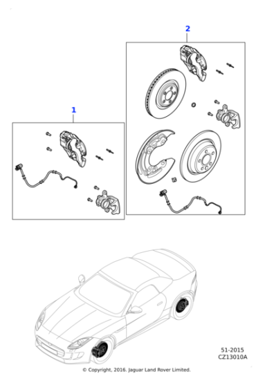 T2R9305 - Jaguar Brake kit