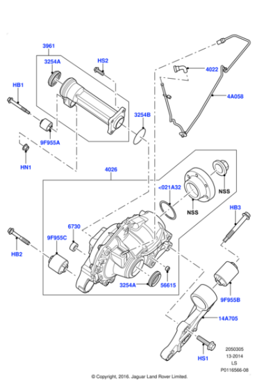 LR019450 - Land Rover Valve - Vent
