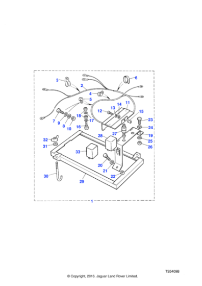 RTC3971 - Land Rover Split charge-towing electrics