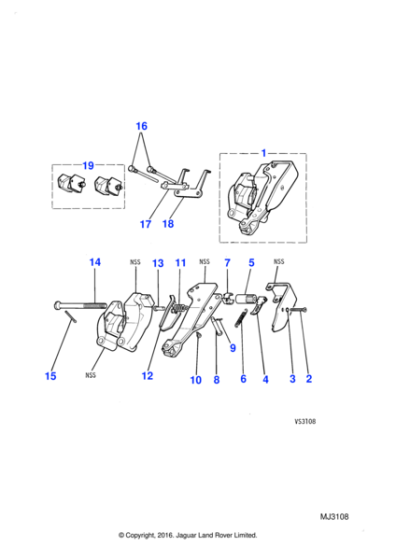 9751 - Jaguar Lockplate