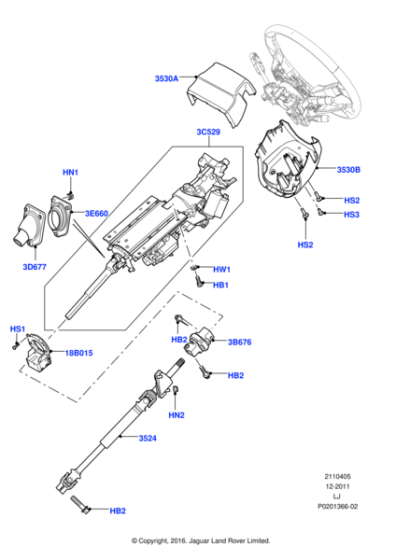 LR011512 - Land Rover Sensor