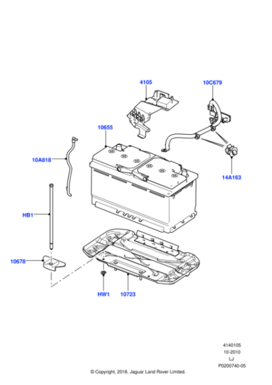 LR031799 - Land Rover Tube - Ventilation