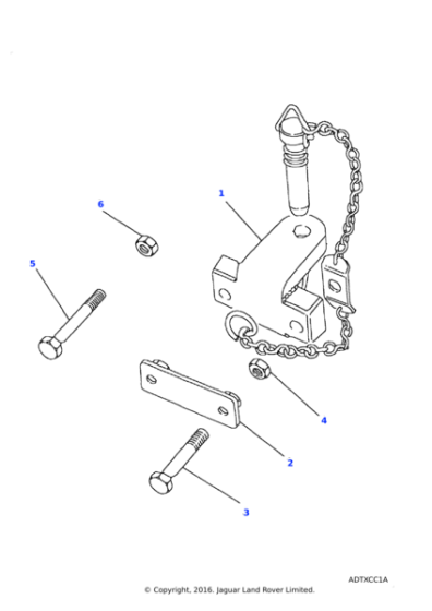 90518674 - Land Rover Tow jaw